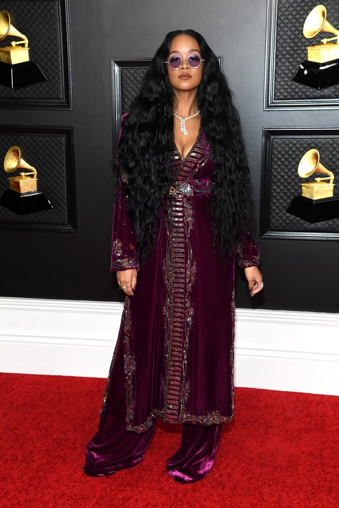 H.E.R. at the 2021 Grammy Awards