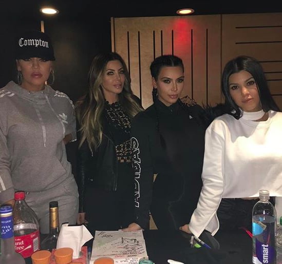 Khloe Kardashian Instagram Photo With Kim and Kourtney 2016
