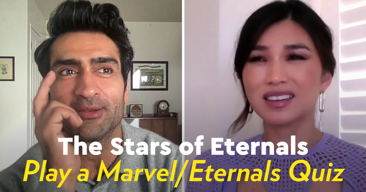 Photo of Watch Gemma Chan and Kumail Nanjiani Navigate a Tricky Marvel Quiz