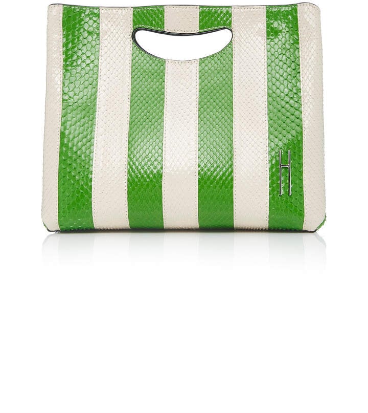 Hayward Shiny Python Stripes Basket Bag