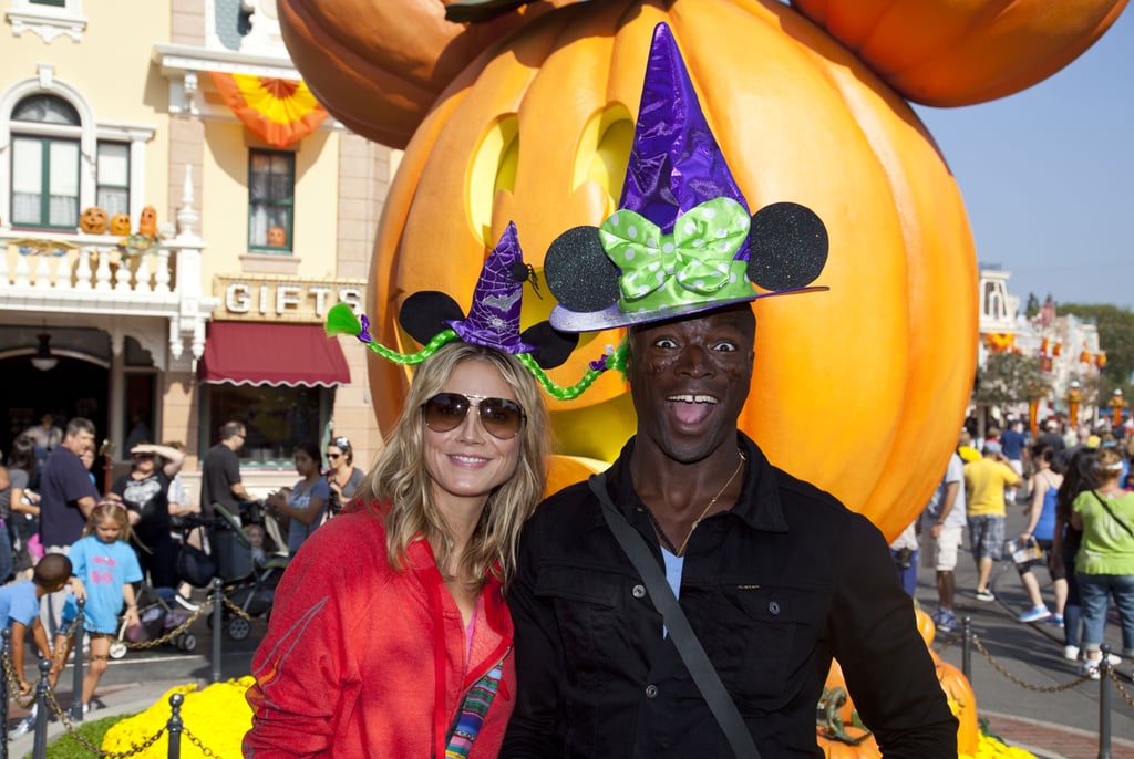 Heidi Klum and Seal took a Halloween trip to the "Happiest Place on Earth" in October 2011.