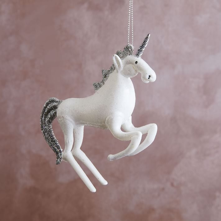 Glass Unicorn Ornament ($10, originally $14)
