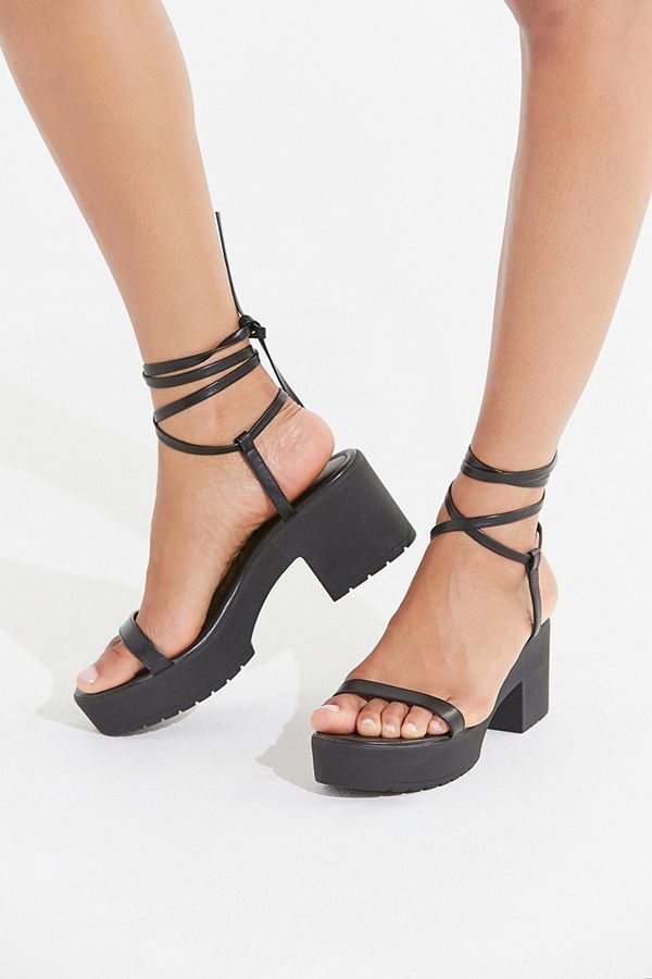 UO Claire Lace-Up Platform Sandal