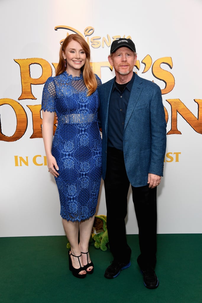 Ron Howard and Bryce Dallas Howard at Pete's Dragon Premiere