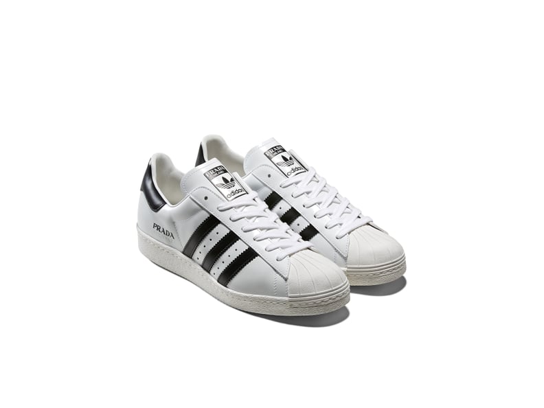 Prada For Adidas Superstar in White With Black