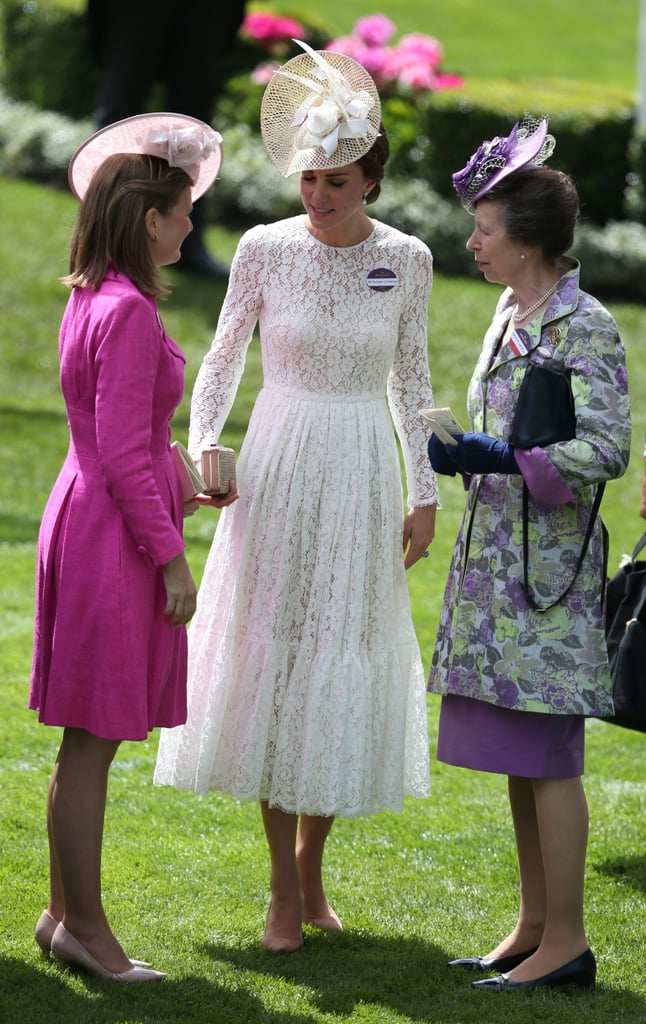 Kate Middleton Dolce and Gabbana Dress at Royal Ascot 2016 ...