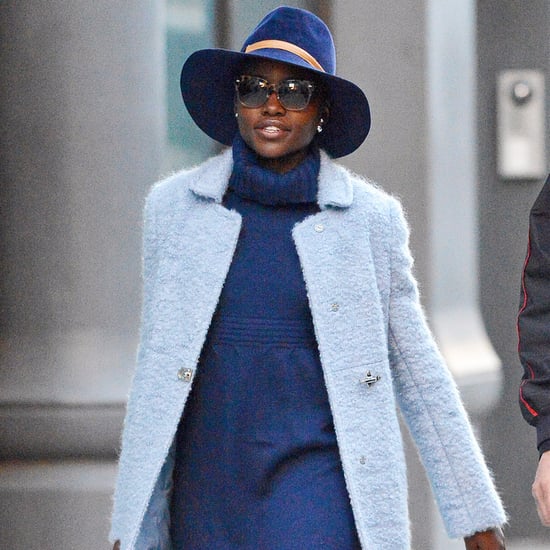 Lupita Nyong'o Wears All Blue in New York City