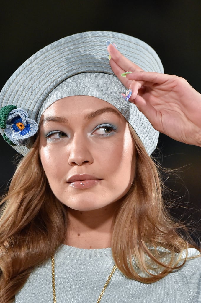 Gigi Hadid in a Hat on the Marc Jacobs Runway During New York Fashion Week