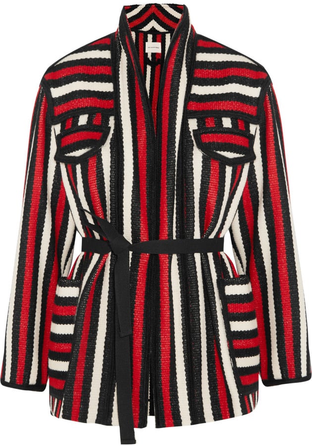 Étoile Isabel Marant Breeda Striped Wool-Blend Coat ($615)