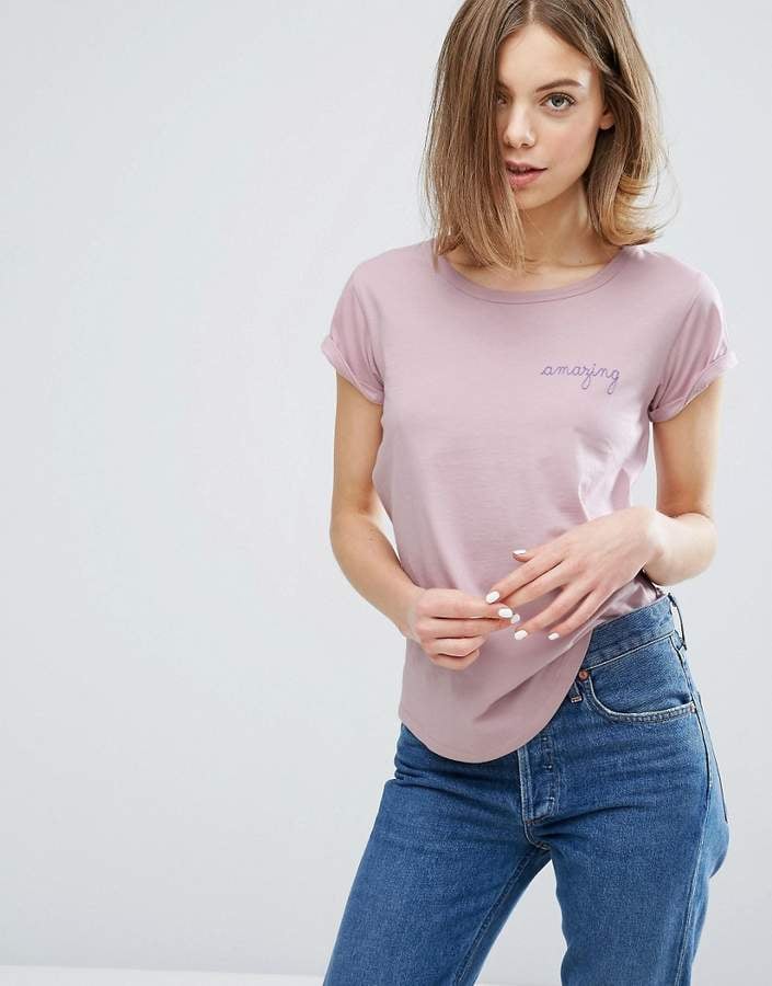 Maison Labiche Amazing Embroidered Logo T-Shirt