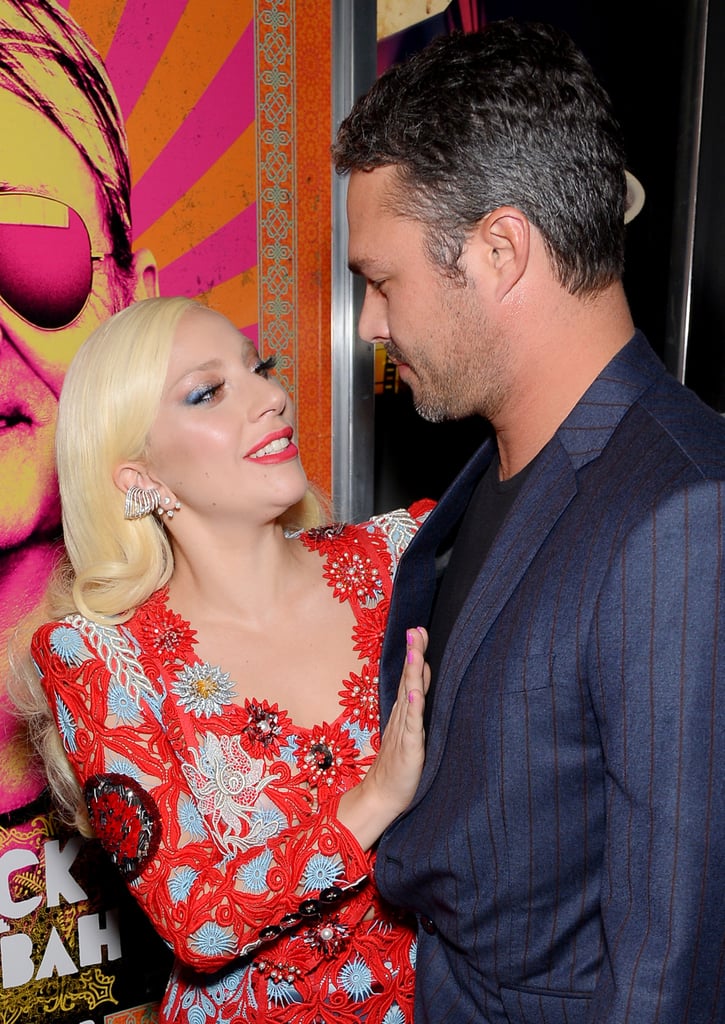 Lady Gaga and Taylor Kinney at the Rock the Kasbah Premiere