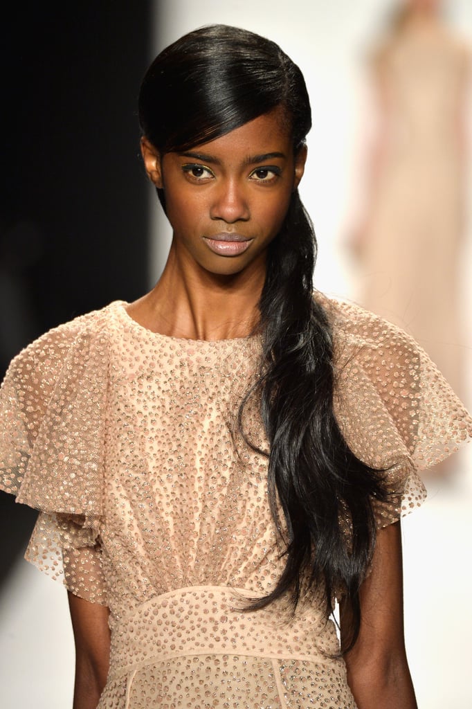 Badgley Mischka Fall 2014 Hair and Makeup | Runway Pictures