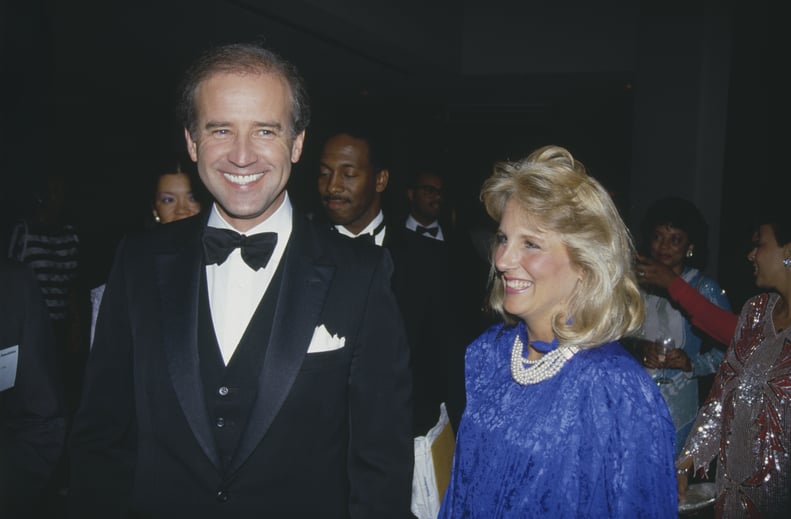 Le sénateur Joe Biden candidat à la présidence des Etats-Unis en 1987, avec sa femme Jill Biden. (Photo by Rick Maiman/Sygma via Getty Images)