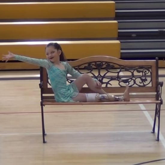 Little Girl Amputee Dancing