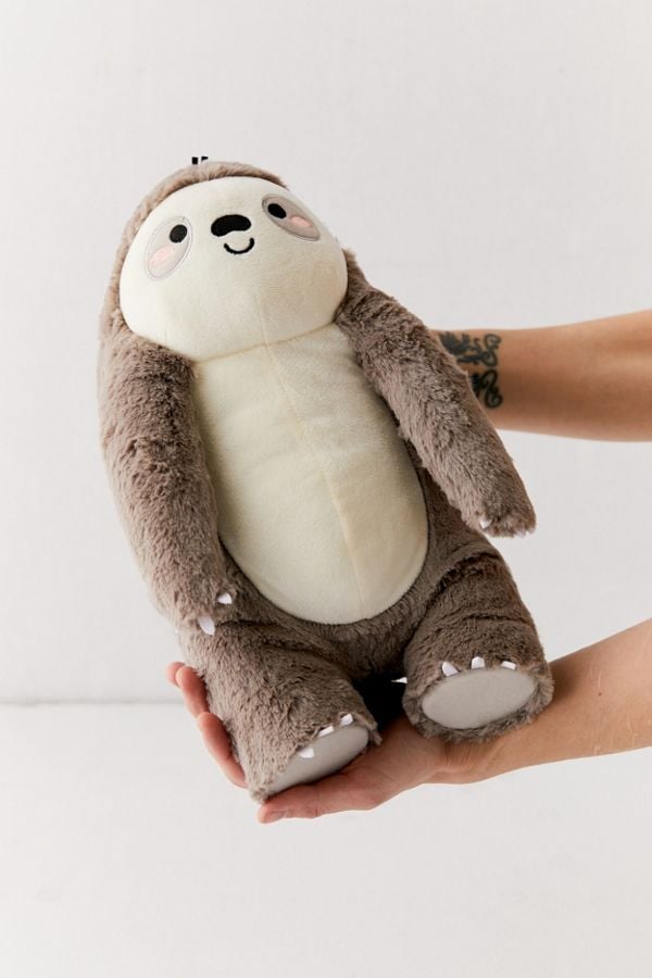 Heatable plush sloth on sale