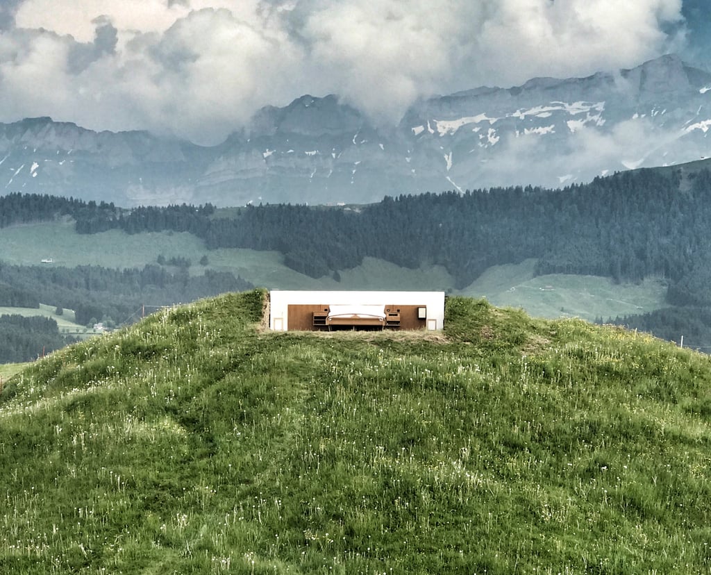 Open-Air Hotel Room in Switzerland