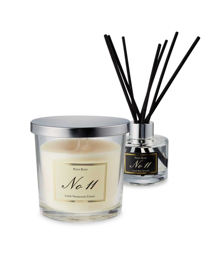 Aldi Peony Blush Candle and Reed Diffuser Aldi Blackberry and Bay