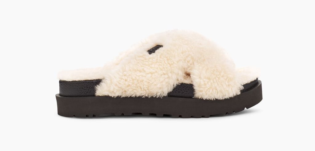 UGG Fuzz Sugar Cross Slide