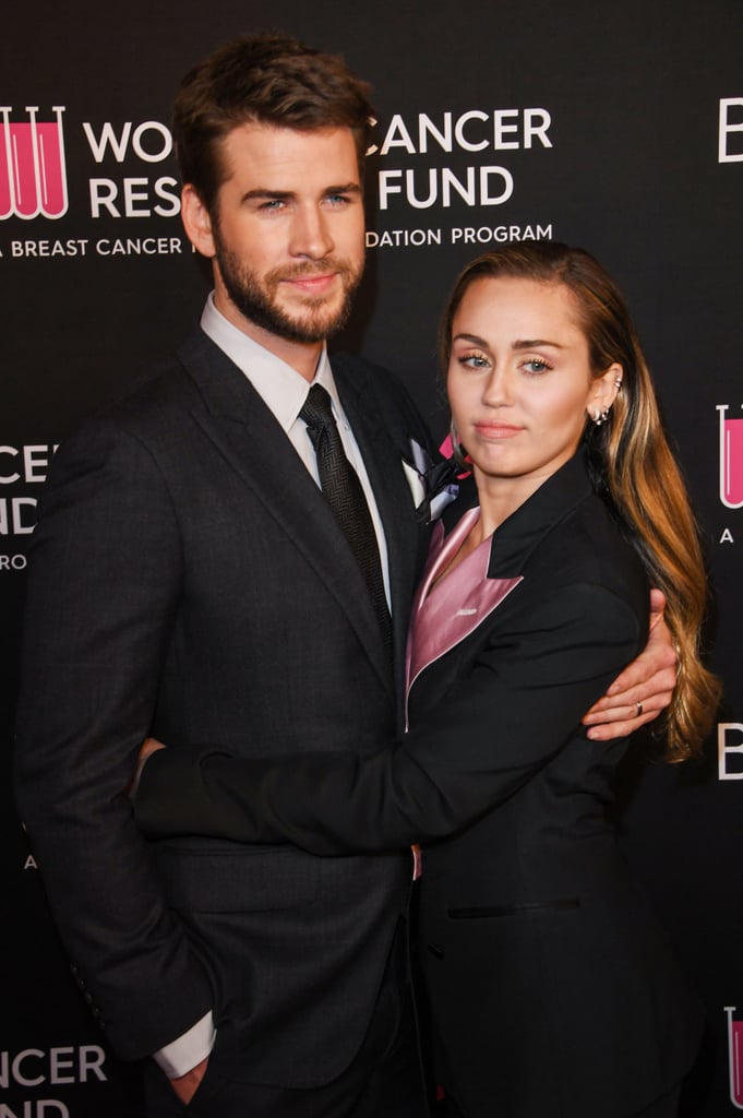 Miley Cyrus Liam Hemsworth at Cancer Research Fund Gala 2019