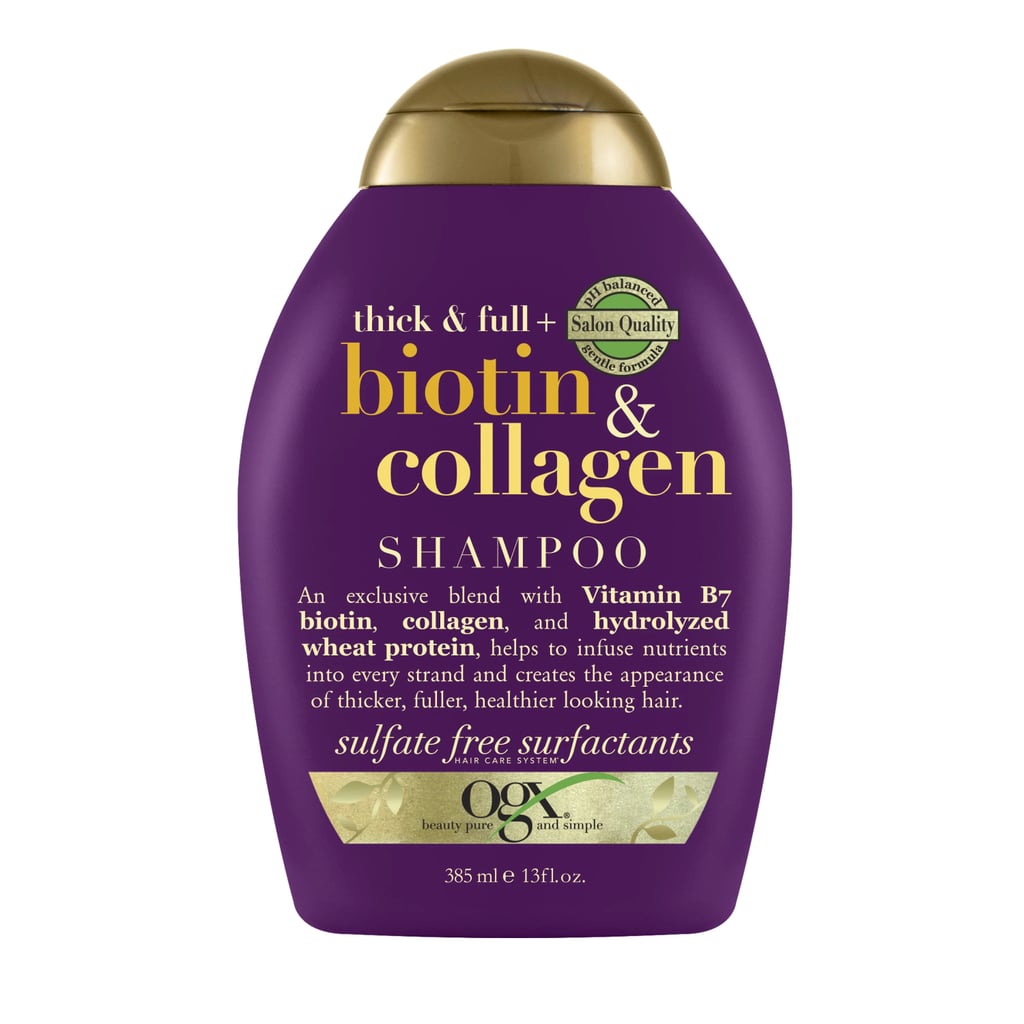 A Thickening Shampoo OGX Thick & Full + Biotin & Collagen Shampoo