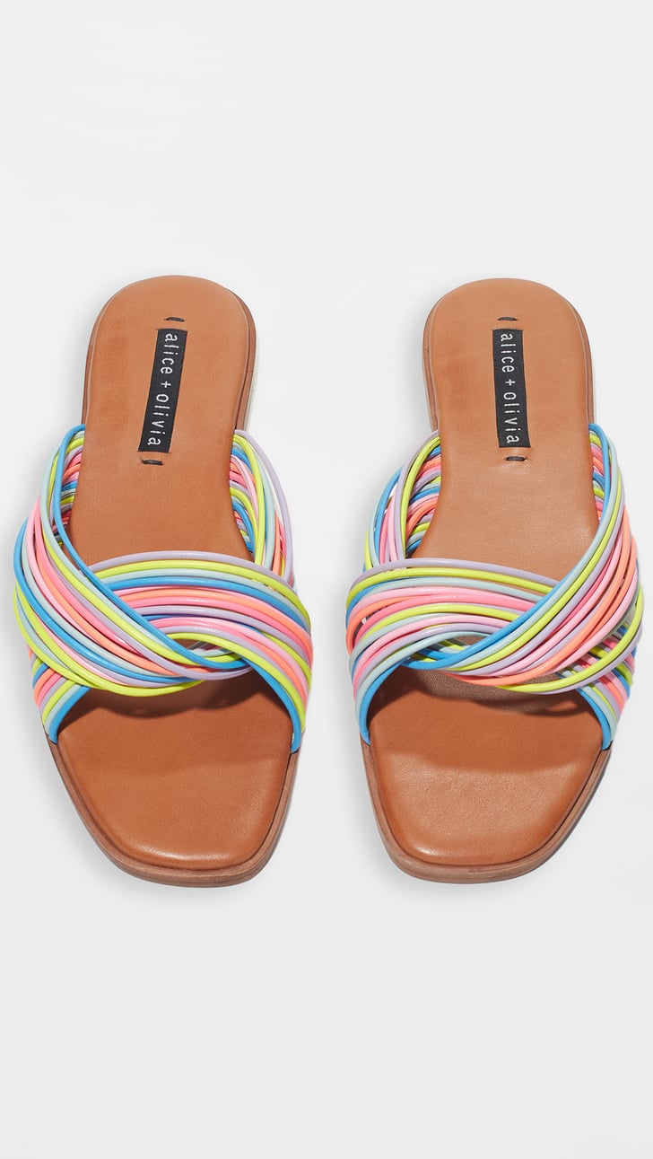 Alice and olivia top flip flops