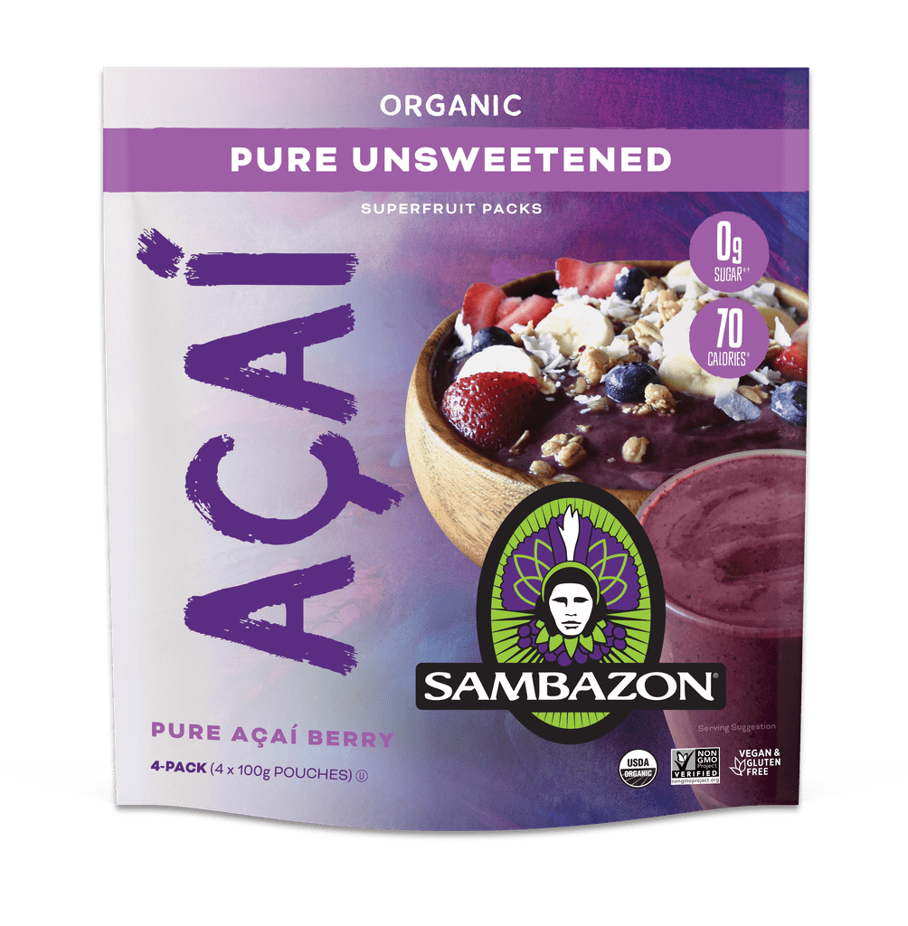 Sambazon Unsweetened Smoothie Packs ($9)