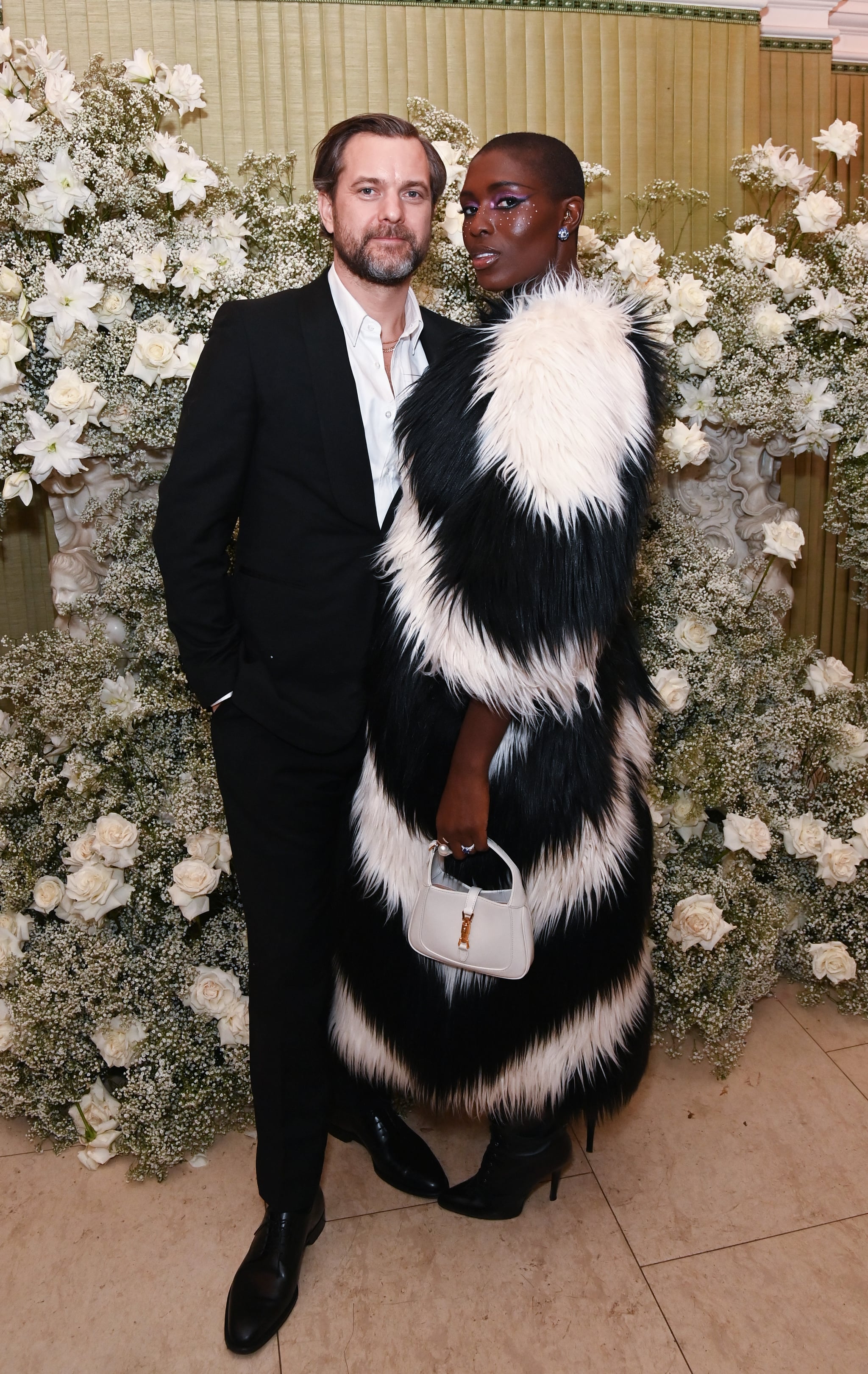 LONDON, ENGLAND - FEBRUARY 19: Joshua Jackson (L) and Jodie Turner-Smith attend the British Vogue And Tiffany & Co. Celebrate Fashion And Film Party 2023 at Annabel's on February 19, 2023 in London, England. (Photo by David M. Benett/Dave Benett/Getty Images)
