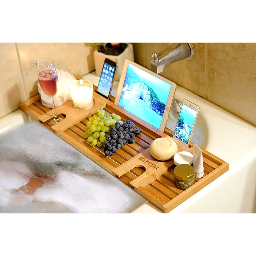 Royal Craft Wood Natural Bamboo Bathtub Caddy