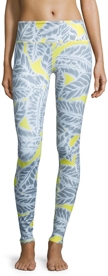 Alo Yoga Airbrush Palm-Printed Sport Leggings