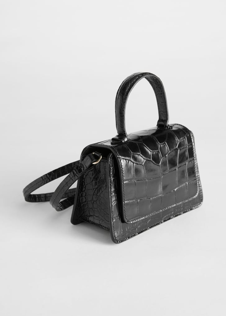 & Other Stories Croc Embossed Mini Leather Bag | How to Recreate ...
