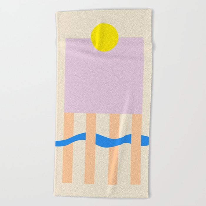 TABLE  Beach Towel by sandrapoliakov