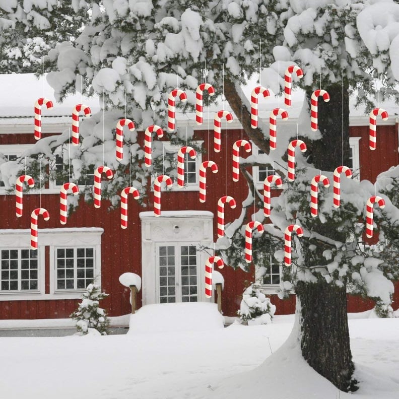 Hanging Outdoor Candy Canes