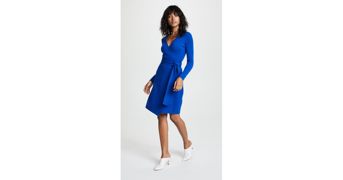 Diane von Furstenberg Linda Cashmere Wrap Dress | Fall Wrap Dresses 2018 |  POPSUGAR Fashion UK Photo 8