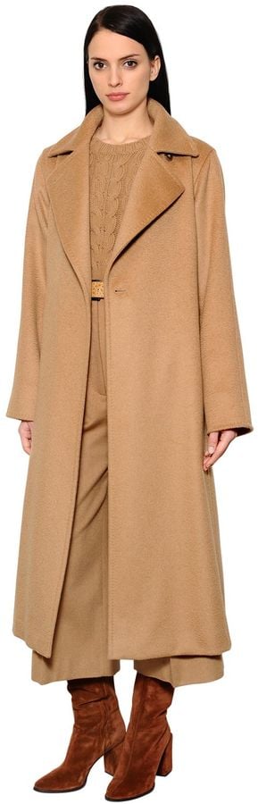 Max Mara Brushed Camel Coat