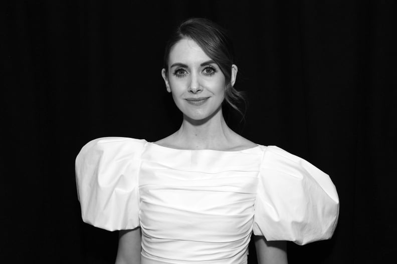 PARK CITY, UTAH - JANUARY 26:  (EDITOR'S NOTE: This image has been converted to black and white) Alison Brie attends the IMDb Studio at Acura Festival Village on January 26, 2020 in Park City, Utah. (Photo by Michael Kovac/Getty Images for Acura)