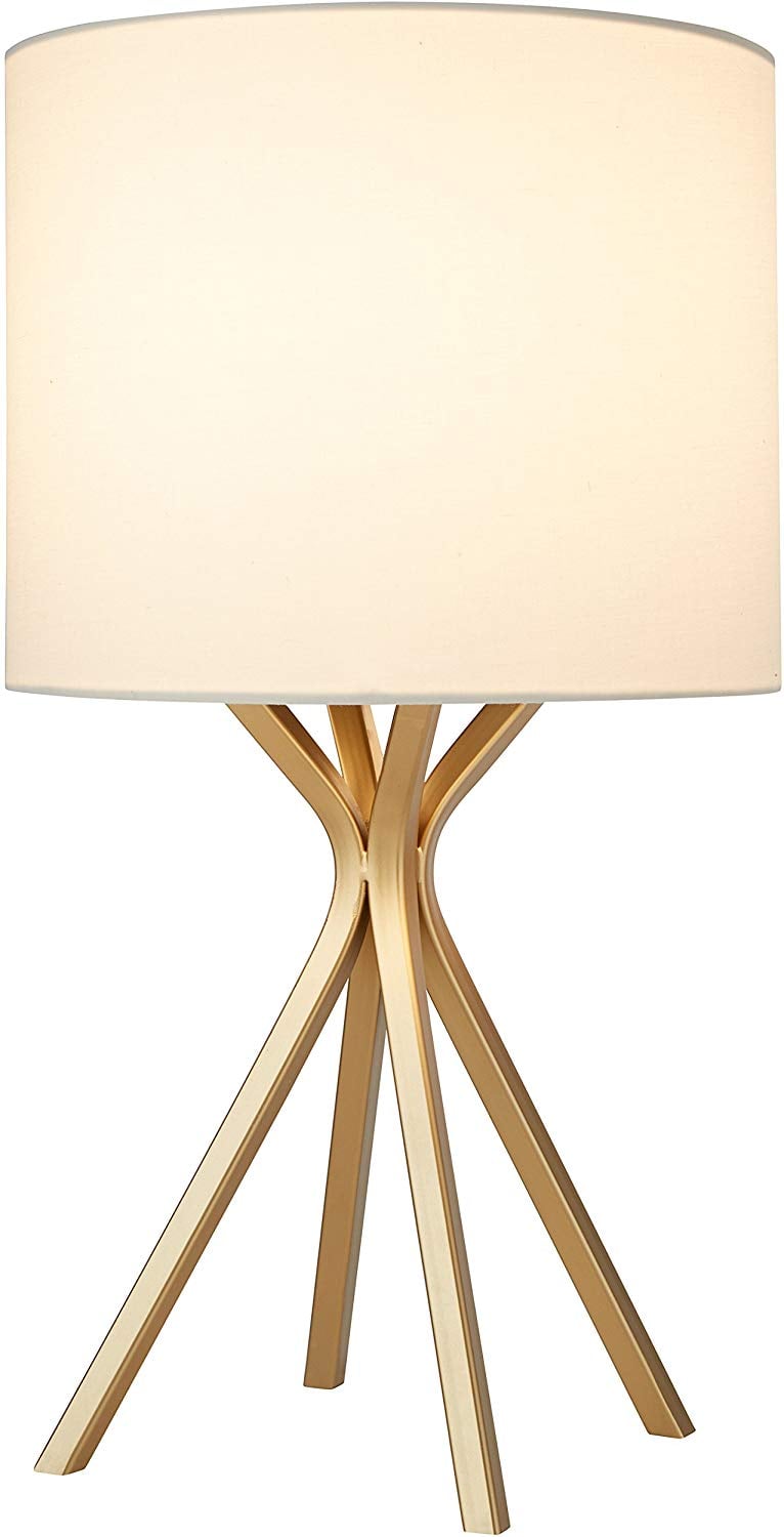 Rivet Gold Bedside Table Desk Lamp