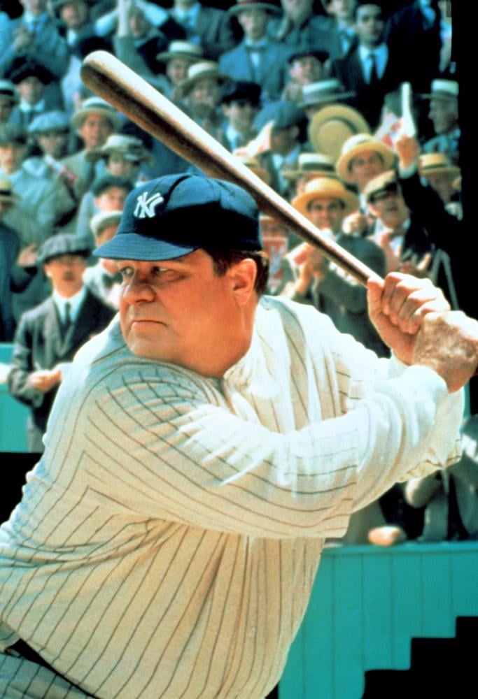 John Goodman made one spot-on Babe Ruth.  '90s Baseball 