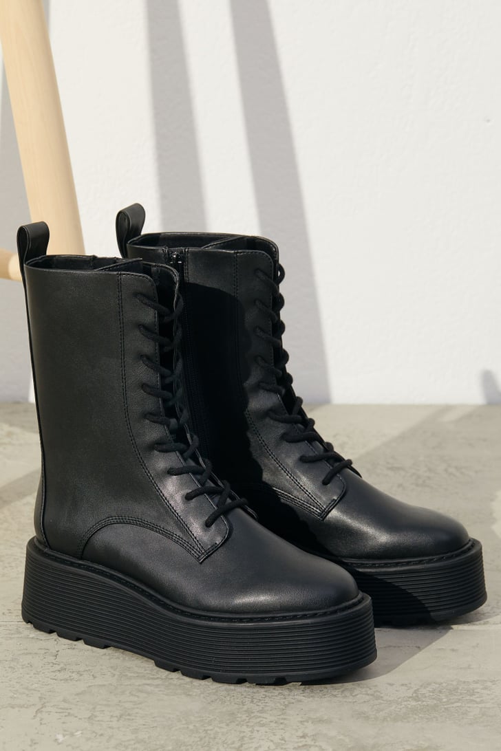 H&M Platform Boots | The Best Black Boots To Shop for Autumn 2021 ...