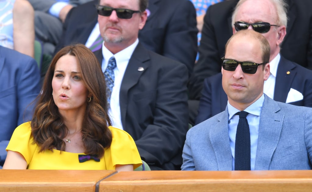 Prince William and Kate Middleton at Wimbledon Pictures 2018