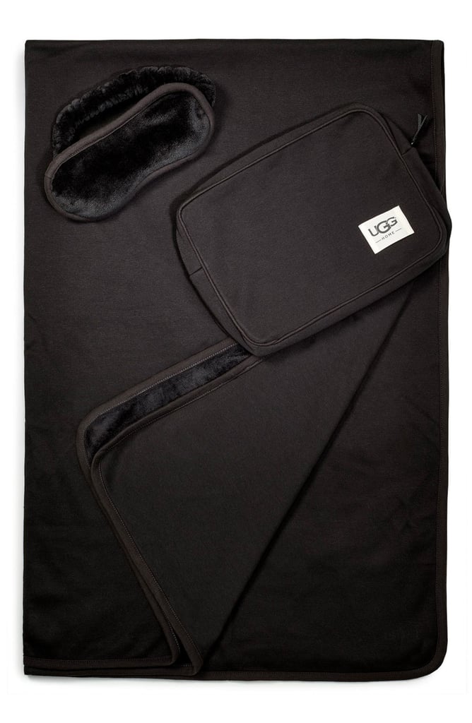 For the Traveller: Ugg Duffield Eye Mask, Pouch & Blanket Travel Set