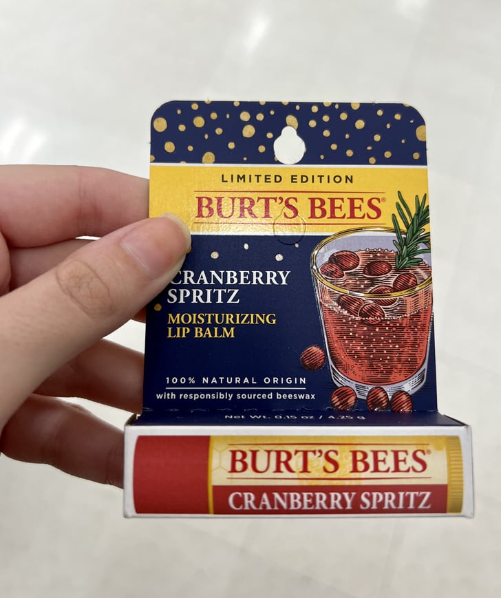 A Nourishing Chapstick Burt's Bees Cranberry Spritz Blister Lip Balm