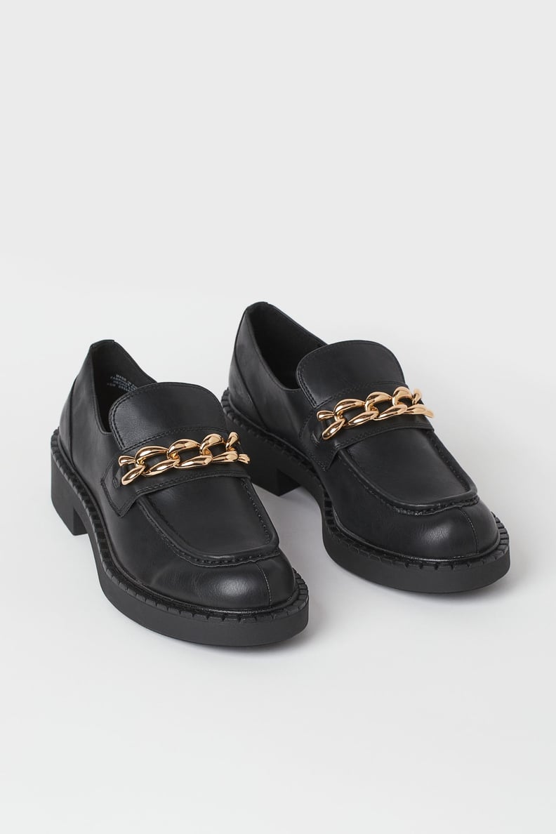 H&M Chain-Detail Loafers