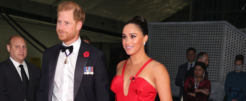 Meghan Markle's Red Outfit in Pictures With Prince Harry