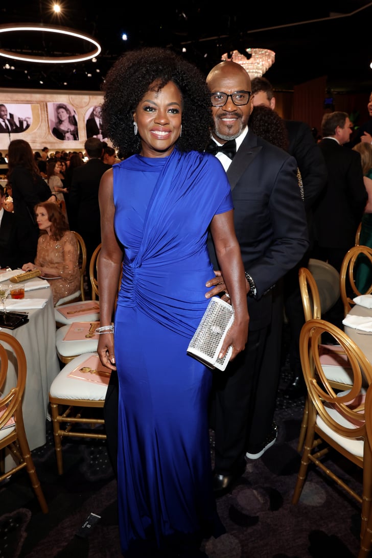 Viola Davis and Julius Tennon at the 2023 Golden Globes