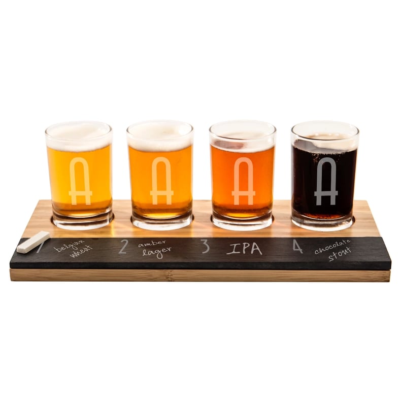 Monogram Bamboo & Slate Craft Beer Tasting Flight