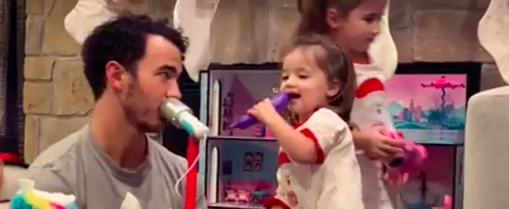 Cute Videos of Kevin Jonas's Daughters Alena and Valentina