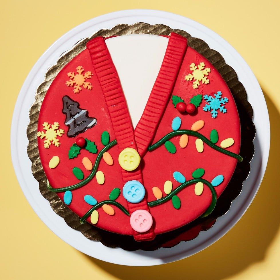 ugly sweater cake decorations