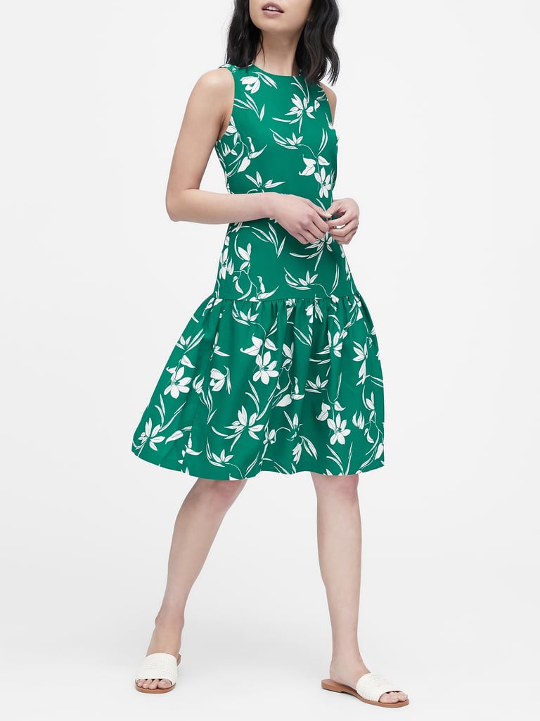 Banana Republic Japan Exclusive Floral DropWaist Dress Best Dresses From Banana Republic