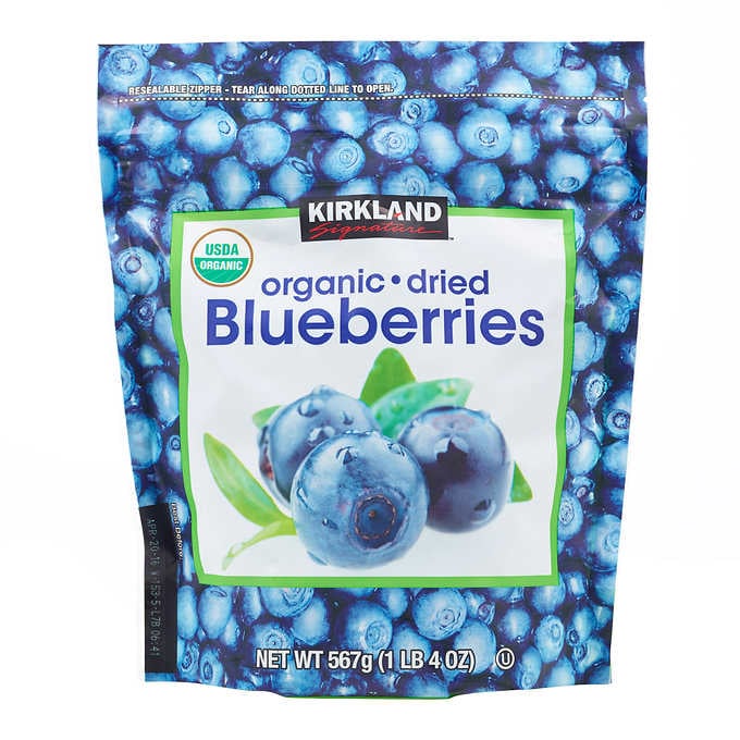 Kirkland Signature Organic Dried Bluberries, 20 oz.