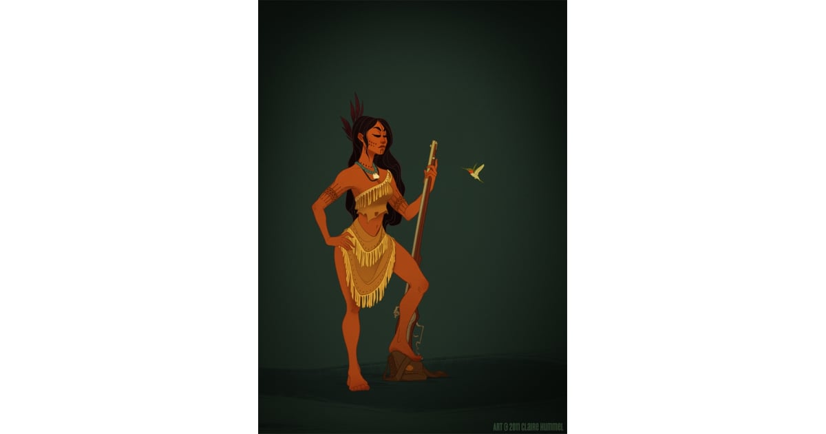 Historical Pocahontas Disney Princess Art Popsugar Love And Sex Photo 119 8545